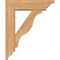 Ekena Millwork Funston Traditional Smooth Bracket w/ Offset Brace, Western Red Cedar, 5 1/2"W x 18"D x 22"H BKT0604X18X22FST01SWR - alternate 4